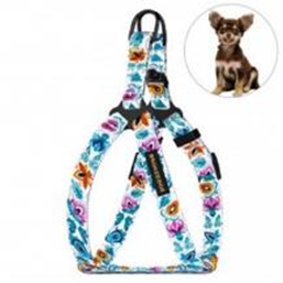 Шлея для Собак Мелких Пород и Котов BronzeDog Urban Folk Белая, Размер XS, Обхват груди 33-40 см, Ширина 1,0 см. (Bronzedog) в Амуниция для собак.