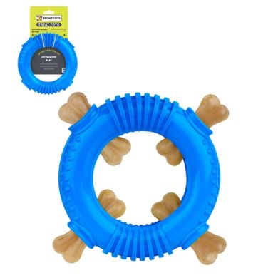 Іграшка для собак Bronzedog SMART мотиваційна Ринг 16 х 3 см синій (Bronzedog) в Іграшки для собак.