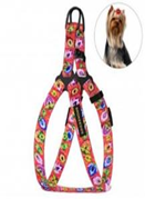 Шлея для Собак Мелких Пород и Котов BronzeDog Urban Folk Коралловая, Размер 2XS, Обхват груди 24-30 см, Ширина 1,0 см. (Bronzedog) в Амуниция для собак.