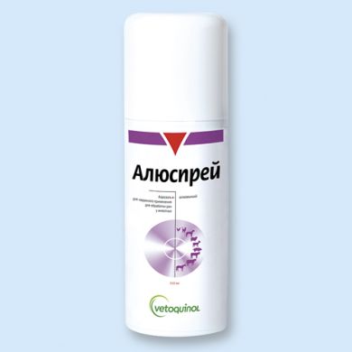 АЛЮСПРЕЙ для обробки ран (Vetoquinol) в Спреї, мазі, гелі, олії.