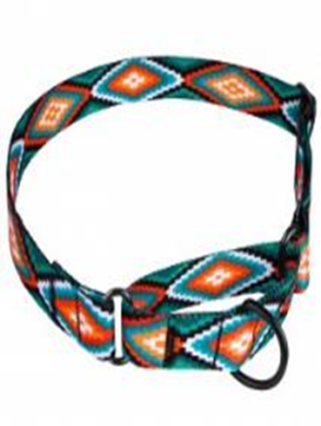 Ошейник Мартингейл BronzeDog Urban Нейлоновый c Металлической Фурнитурой Ромбы, Размер M, Обхват шеи 38-51 см, Ширина 3,8 см. (Bronzedog) в Амуниция для собак.