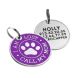 Эмалированный Адресник для Собак BronzeDog Call My Mom Фиолетовый Размер S (Bronzedog) в Амуниция для собак.