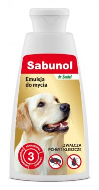 Средство SABUNOL для мытья собак от блох и клещей 150 мл () в Гели, мази, спреи.