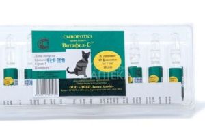 Вітафел-С Противірусна вакцина для лікування тварин сімейства котячих