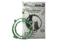Нашийник протипаразитарний AnimAll FitoLine Nature для кішок і собак, зелений, 35 см (Animal) в Нашийники.