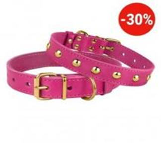 Ошейник, Размер S Обхват шеи 23-30,5 см. Ширина 1,8 см. (Bronzedog) в Амуниция для собак.
