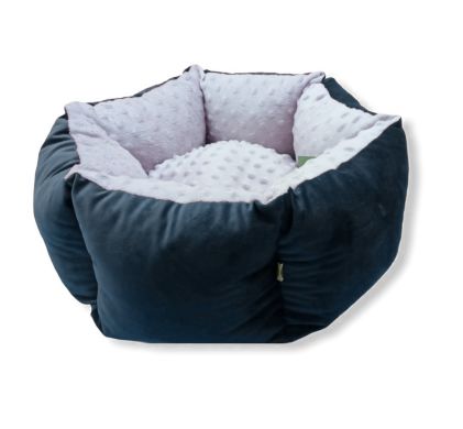 ЛЕЖАК ШАЙБА №1 450*400*200 велюр,замша МОРСКАЯ ВОЛНА () в Домики, Будки, Лежаки.