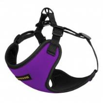 Шлея для Собак Дрібних Порід BronzeDog Sport Неопрен 3D Сітка Фіолетова, Розмір ХS, Обхват грудей, 28-35 см. (Bronzedog) в амуніція для собак.