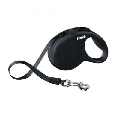 Рулетка NEW CLASSIC XS 3m/12kg (лента) черная Рулетка NEW CLASSIC XS 3m/12kg (лента) черная (Flexi) в Амуниция для собак.