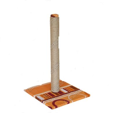 КИСА 2 когтеточка ДЖУТ (основа ткань 37*37, столб h60) () в Домики, Будки, Лежаки.