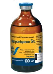 Метронидазол 5% 100 мл () в Антимікробні препарати (Антибіотики).