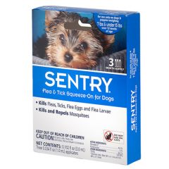 SENTRY (Сентри) капли от блох, клещей и комаров для собак до 7 кг (1 піпетка) () в Краплі на холку (spot-on).