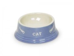 73377 Миска д/кот керамич. голубо-беж 140 мл Нобби () в Посуда для собак.