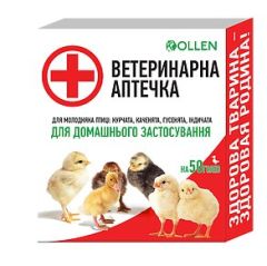 Аптечка №2 Коллен на 50голов (глюковит, енрофлокс, чиктоник, Байкокс) () в Витамины и пищевые добавки.
