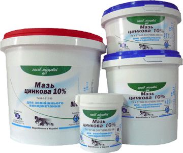 Мазь цинковая 10% 200г (Биофарм) (Биофарм) в Спреи, мази, гели, масла.