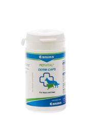 Дерм капс 40г (100 таб) при проблемах зі шкірою і шерстю Petvital Derm Caps (Canina) в Вітаміни та харчові добавки.