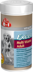 8 в 1 Эксель Мультивитамины для взрослых собак | 8in1 Excel Multi Vitamin Adult (8 in 1 Excel) в Витамины и пищевые добавки.