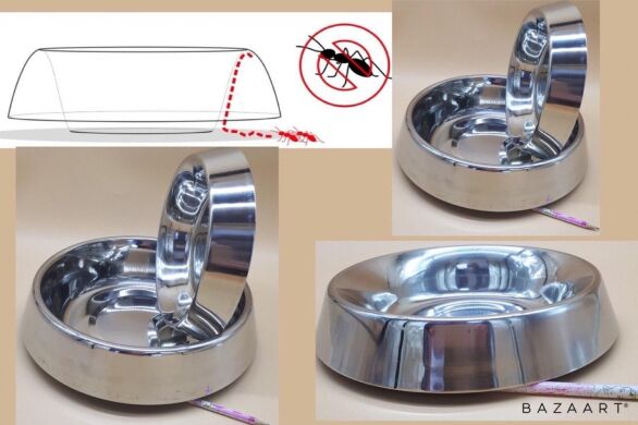Миска метал Стоп насекомые d 22см 1,000 мл М166 () в Посуда для собак.