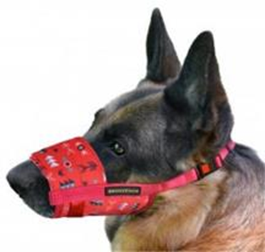 Намордник для собак Bronzedog Нейлоновый Регулируемый Инки, Размер L Обхват морды 28-34 см (Ротвейлер) (Bronzedog) в Амуниция для собак.