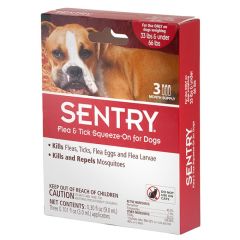 SENTRY (Сентрі) краплі від бліх, кліщів і комарів для собак 15 - 30 кг (1 піпетка) () в Краплі на холку (spot-on).