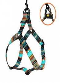 Шлея для Собак BronzeDog Urban Нейлоновая Ацтеки, Размер L, Обхват груди 58-71 см, Ширина 2,5 см. (Bronzedog) в Амуниция для собак.