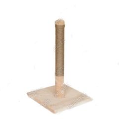 НЮША 1 когтеточка ДЖУТ (основа мех 30*30, столб h40) () в Домики, Будки, Лежаки.