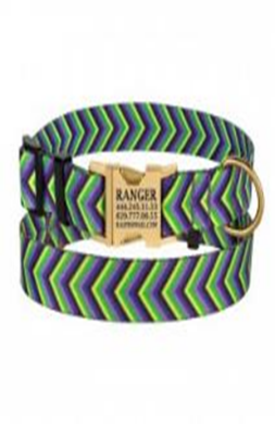 Ошейник, Размер L, Обхват шеи 35-45 см, Ширина 2,5 см. (Bronzedog) в Амуниция для собак.