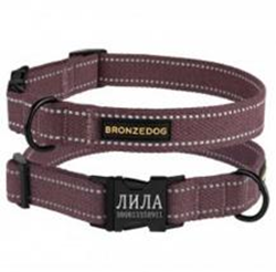 Ошейник Bronzedog Сotton Рефлекторный х/б Брезент c Металлической пряжкой Черри, Размер M Обхват шеи 30-40 см. Ширина 2 см. Ошейник Bronzedog Сotton Рефлекторный х/б Брезент c Металлической пряжкой Черри, Размер M Обхват шеи 30-40 см. Ширина 2 см. (Bronzedog) в Амуниция для собак.