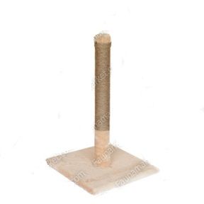 НЮША 2 когтеточка ДЖУТ (основа мех 37*37, столб h60) НЮША 2 когтеточка ДЖУТ (основа мех 37*37, столб h60) () в Домики, Будки, Лежаки.