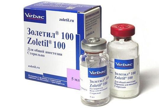 Золетил 100 (Virbac) в Анальгезирующие, седативные, спазмолитики.
