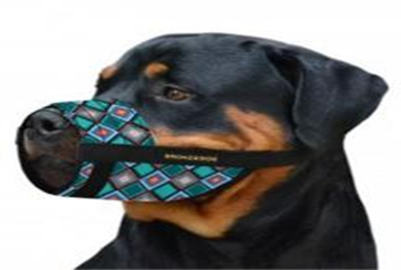 Намордник для собак Bronzedog Нейлоновый Регулируемый Ромбы, Размер S Обхват морды 16-19 см (Йорк) (Bronzedog) в Амуниция для собак.