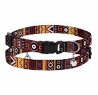 Ошейник BronzeDog Urban Этнический Нейлоновый c Пластиковой Пряжкой и Колокольчиком Оранжевый, Размер ХS, Обхват шеи 18-28 см, Ширина 1 см. Ошейник BronzeDog Urban Этнический Нейлоновый c Пластиковой Пряжкой и Колокольчиком Оранжевый, Размер ХS, Обхват шеи 18-28 см, Ширина 1 см. (Bronzedog) в Амуниция для собак.