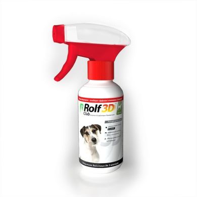 РолфКлуб 3Д спрей противопаразитарное для собак 200 мл () в Гели, мази, спреи.