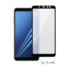 Защитное стекло 2E Samsung A8+ 2018 (A730) 2.5D Black border FG