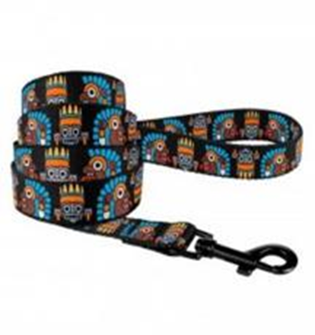 Поводок Bronzedog Urban Маски Нейлоновый Черный, Размер L, Длина 152 см, Ширина 2,5 см. (Bronzedog) в Амуниция для собак.