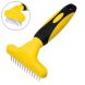 Гребінець граблі Bronzedog з блоком зубом 15 х 9 см
