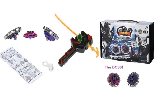 Волчок Auldey Infinity Nado Крэк Boss Shadow Streak Босc Пекельний Привид
