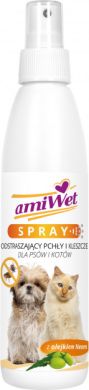 АМИВЕТ СПРЕЙ от блох и клещей с маслом ним (маргозы) для соб.та кот. 200мл () в Гели, мази, спреи.