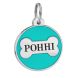 Эмалированный Адресник BronzeDog Косточка для Собак Бирюзовый Размер M (Bronzedog) в Амуниция для собак.