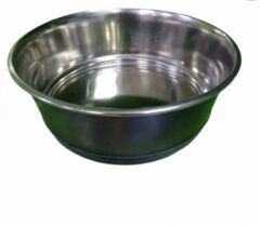 Миска метал ДНО АНТИСКОЛЬЖЕНИЕ d 21см 1,600мл М133 () в Посуда для собак.