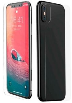 Набор защитных стекол Baseus для iPhone XS Max 0.3mm Front + Back, Transparent