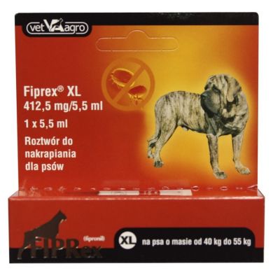 Фипрекс XL 75 спот-он для собак> 40 кг 3 пипетки () в Капли на холку (spot-on).