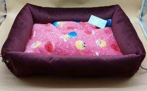 ЛЕЖАК ТРАНСФОРМЕР ЛЮКС №3 замша 530*390*155 БОРДО () в Домики, Будки, Лежаки.