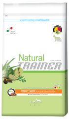 TRAINER(ТРЕЙНЕР) NATURAL ADULT MAXI With Chicken Rice & Aloe Vera - корм для взрослых собак крупных пород 3 кг. (Trainer) в Сухой корм для собак.