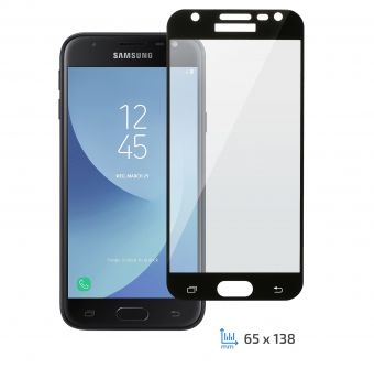 Захисне скло 2E Samsung J3 2017-EU 2.5D Black border EG