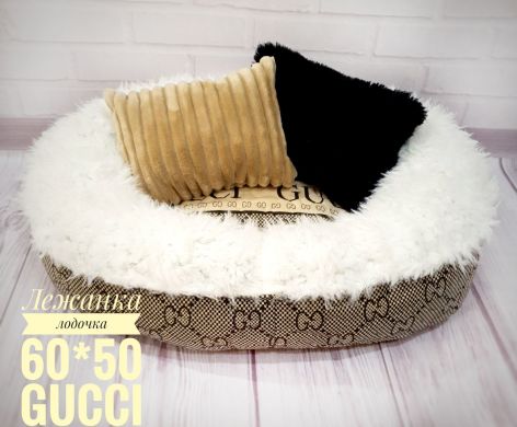 Лежанка Човник 60*50 Gucci () в Будиночки, Будки, Лежаки.