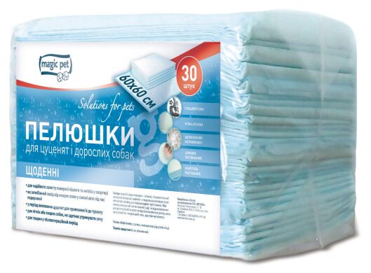 Пеленки ежедневные 60*60см, 38г/4г (30шт) () в Расходные материалы.