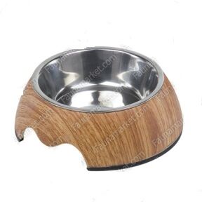 73336 Миска д / кот мет.в меламін Дерево 160мл Ноббі () в Посуд для собак.