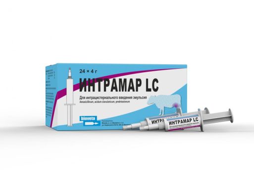 Інтрамар ЛЦ (шприц-туба) "Bioveta" (Bioveta) в Антимікробні препарати (Антибіотики).