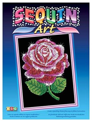 Набор для творчества Sequin Art BLUE Red Rose SA1001